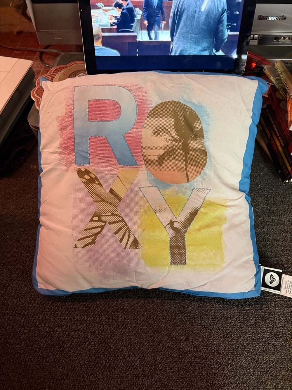 Roxy I Love New York Throw Pillow